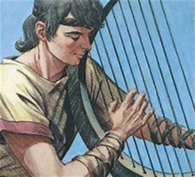 David on Harp