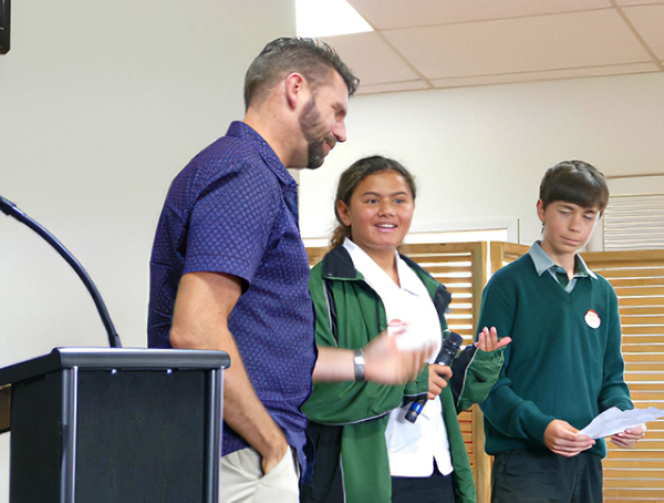 Pastor Brad and 2 students 600